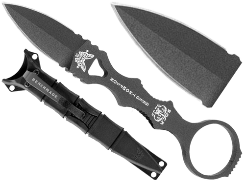 Benchmade - Taktická sebeobranná dýka Mini SOCP - černá - 173BK