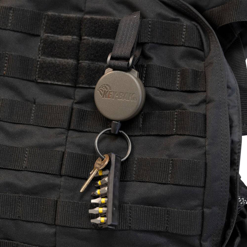 Key-Bak - Retractor Green SecurIt Heavy Duty - 48" - Kevlar - MOLLE - zelený - 0488-8233