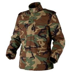 Helikon - Vojenská bunda M65 - Woodland - KU-M65-NY-03