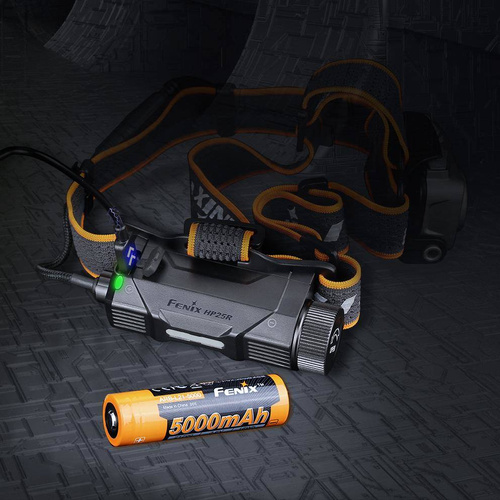 Fenix - LED čelovka 25R V2.0 s baterií 5000 mAh - 1600 lumenů - HP25R V2.0