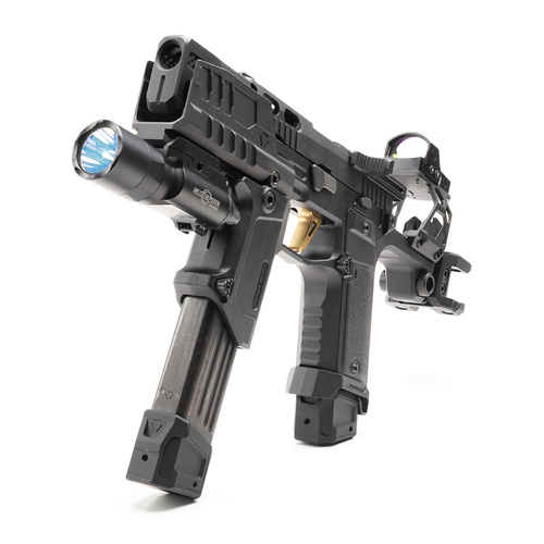 Strike Industries - Štít proti výbuchu Hyper pro pistole SMC Alfa/Bravo - Černý - SI-SMC-BS-S