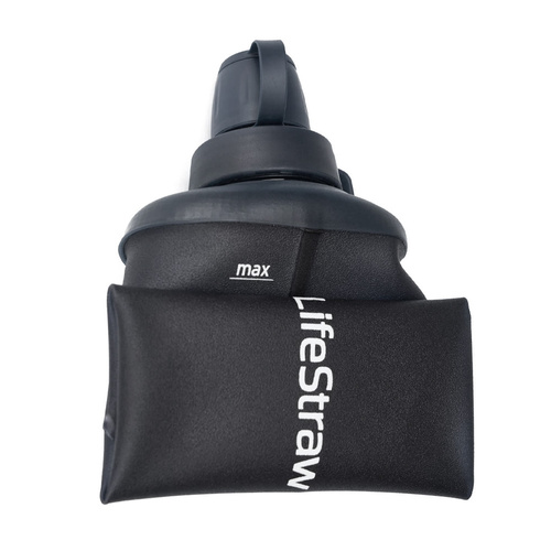 LifeStraw - Skládací láhev Peak Squeeze Bottle - 0,65 l - tmavě šedá Mountain Gray