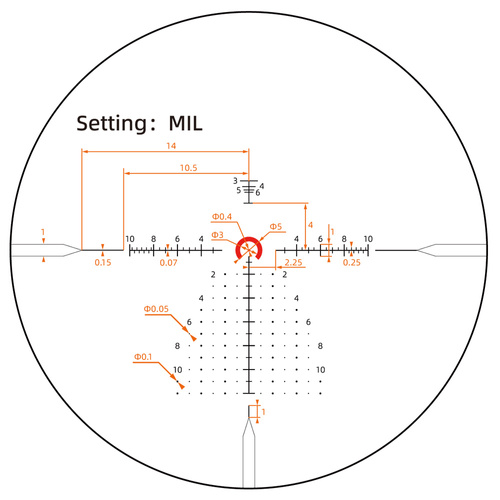 Vector Optics - LPVO Scope Constantine HD 1-10x24 - FFP - VCO-2 MIL - Černá - SCFF-42