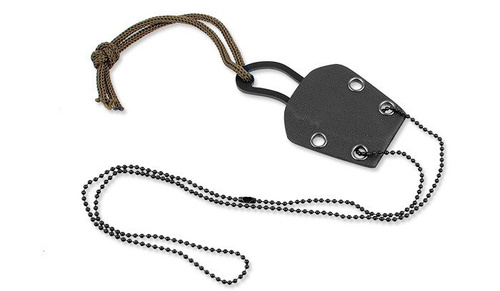 Mil-Tec - Krční nůž - 9 cm - černý - 15398100