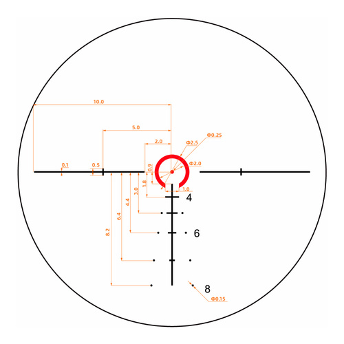 Vector Optics - LPVO Scope Tauron 1-6x24 SFP - VTC-SMIL - Černá - SCOC-49