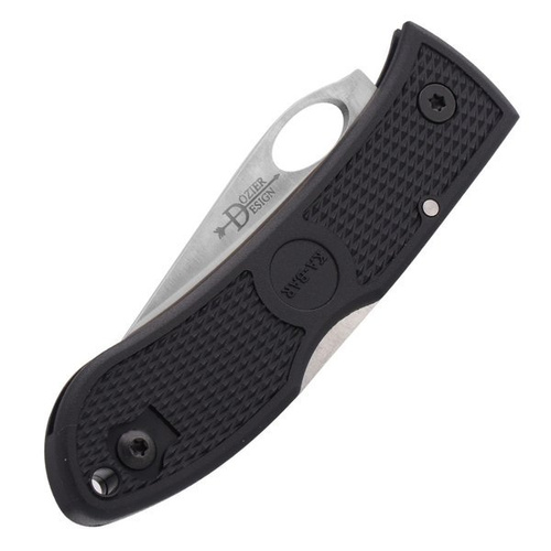 Ka-Bar 4065 - Zavírací nůž Dozier s výřezem na palec - černý