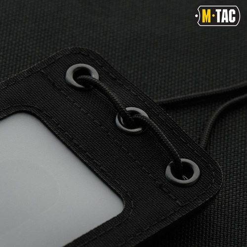 M-Tac - Držák na odznaky s průhledným panelem - černý - 10131002