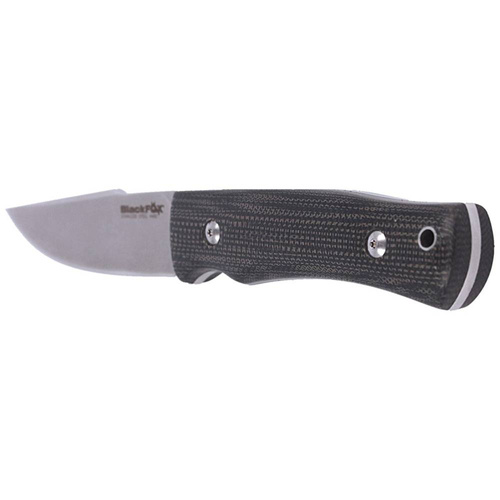 FOX - Taktický nůž Explorator Linen Micarta - 440C - Black - BF-749