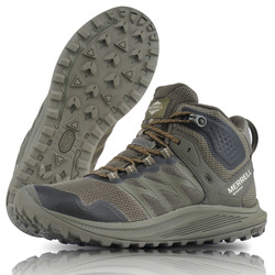 Merrell - Nova 3 Tactical Mid Trekking Boots - nepromokavé - Dark Olive - J005053 