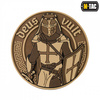 M-Tac - 3D PVC nášivka Deus Vult - Coyote - 51116005