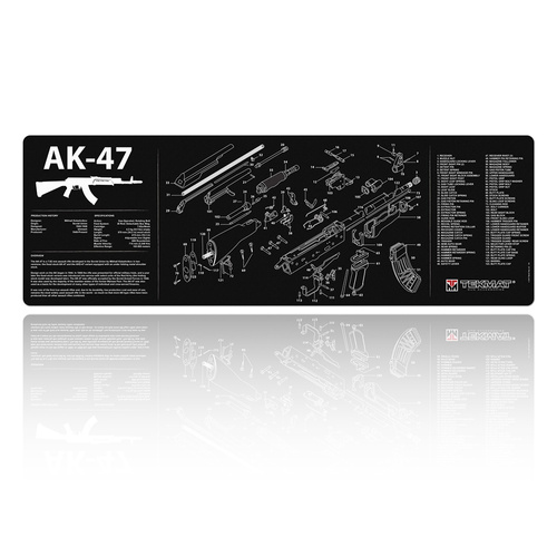 TekMat - Podložka na čištění zbraní - AK-47 - 30x91cm - černá - TEK-R36-AK47