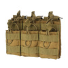 Condor - Pouzdro na zásobníky M4 Triple Stacker - MOLLE - Coyote Brown - MA44-498