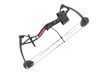 Poe Lang - Kladkový lukostřelec - 15-22 lb - 25" - Černý/Červený - CO-034B