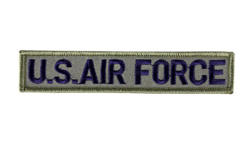 FOSTEX - 3D nášivka - U.S. Air Force (pruhovaná) - zelená - 442304-741