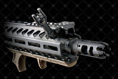 Strike Industries - Sidewinder II BUIS Záložní železná mířidla - černá - SIDEWINDERII-BK