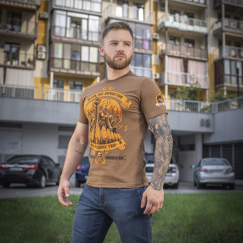 M-Tac - Pánské tričko Black Sea Expedition - Coyote Brown - 80025017