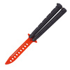 K25 - Tréninkový nůž Balisong - červený - 36251