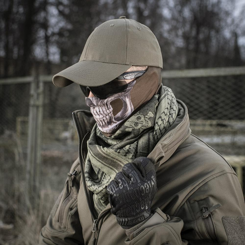 M-Tac - Lehká šála Reaper Skull - Olive Drab - HLI-SSB-OD