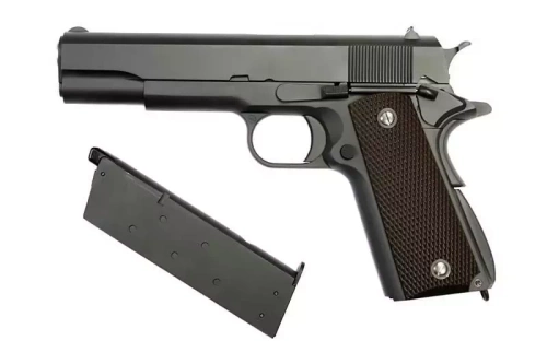 EC - ASG Pistole replika C1911A1 - Zelený plyn - černá - WET-02-000528