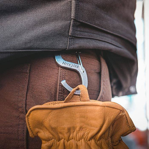 Nite Ize - S-Biner® Hook 'N Hold™ - nerezová ocel - SBH-11-R6