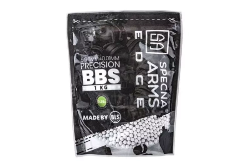 Specna Arms - EDGE ASG BBs - 0,25 g - 4000 ks - bílá - SPE-16-027211