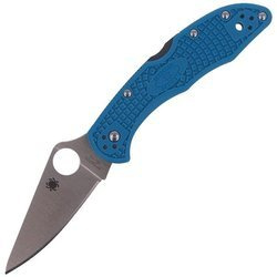 Spyderco - Nůž Delica® 4 FRN Flat Ground Blue PlainEdge - C11FPBL