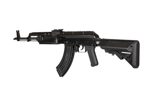 WE - Replika karabiny ASG AKM PMC WE-R015 - Plynová pumpa - Otevřený závěr - Ocel - Černá - WET-02-002323