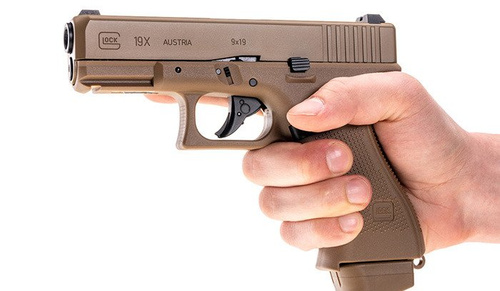 Umarex - Replika pistole Glock 19X - CO2 GBB - Coyote - 2.6435