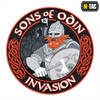 M-Tac - 3D PVC nášivka Sons of Odin - černá/červená - 51137233