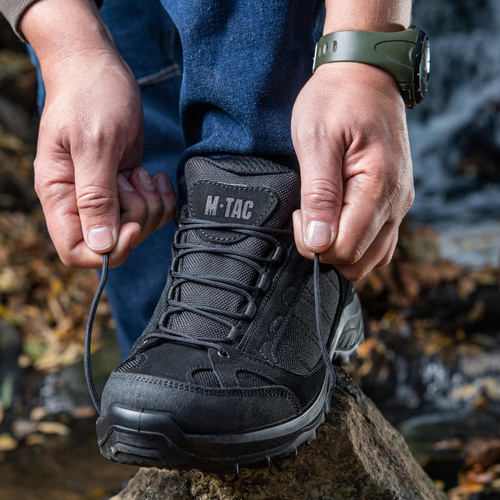 M-Tac - Trekingová obuv - Cordura - černá - 1JJ115/5TPLV