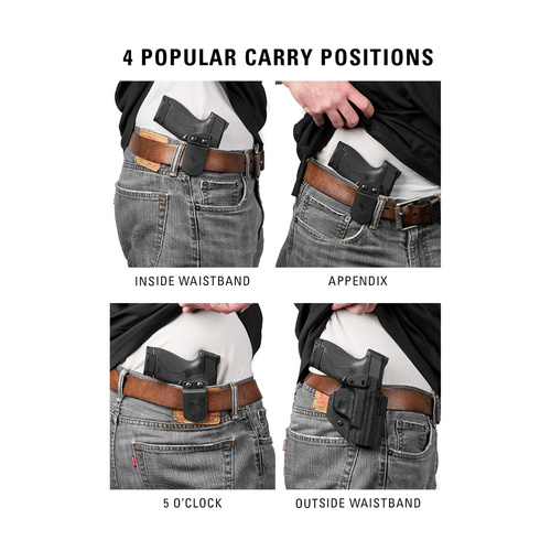 MFT - Vnitřní pouzdro IWB pro pistoli CZ P-10 - černé - HCZP10FSAIWBA