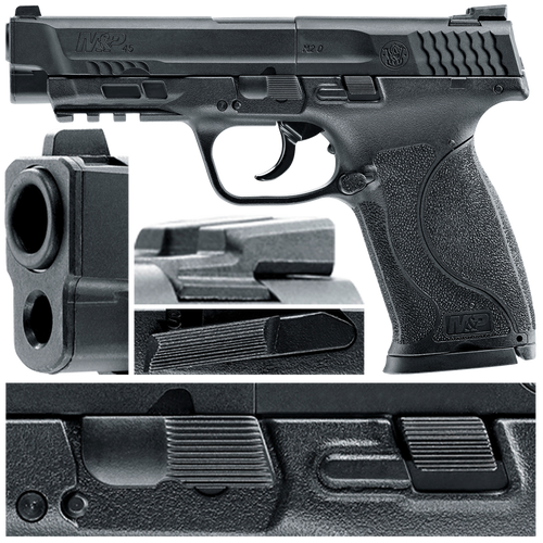 Umarex - Zbraň Smith&amp;Wesson M&amp;P 45 M2.0 CO2 - 4,5 mm - černá - 5.8392
