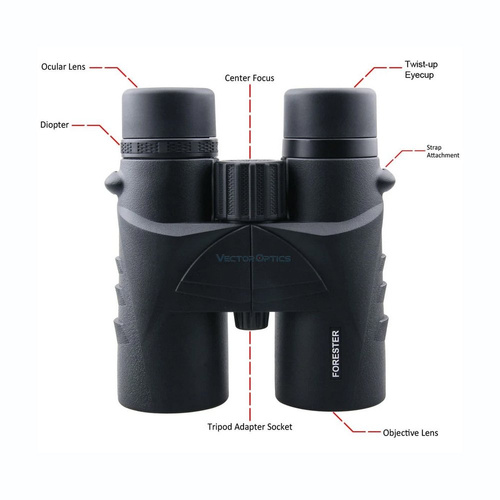 Vector Optics - Dalekohled Forester 8x42 - černý - SCBO-01