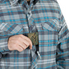 Helikon - Košile Defender Mk2 Pilgrim® - modrá kostkovaná - KO-DPG-SR-P6501