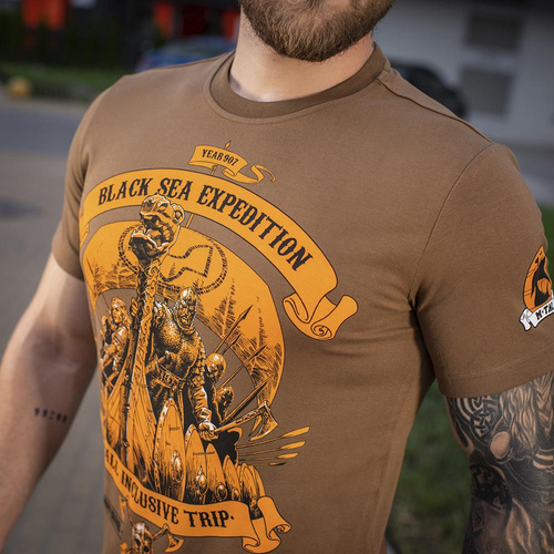 M-Tac - Pánské tričko Black Sea Expedition - Coyote Brown - 80025017