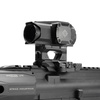 Strike Industries - Držák QD pro kolimátory T1/T2 - Picatiny - Černý - SI-T1-QDRA-BK