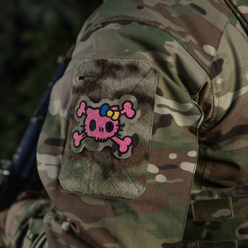 M-Tac - Kitty Pink Patch - výšivka - žlutá a modrá mašle - MultiCam - 51393008