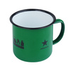 SpecShop.pl - Smaltovaný hrnek Vintage - 380 ml - zelený