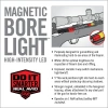 Real Avid - Magnetické světlo na čištění hlavní - 100 lumenů - černá/červená - AVBR101-B