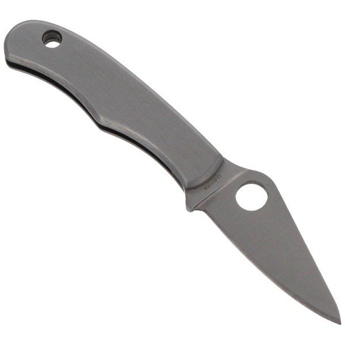 Spyderco - Zavírací nůž Bug - Nerezová ocel - Stříbrná - C133P.