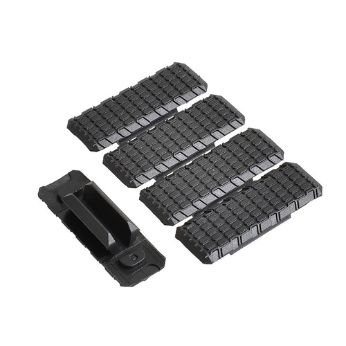 Strike Industries - Kryty kolejnic M-Lok - 5 ks - černé - MLOK-COVER-V2