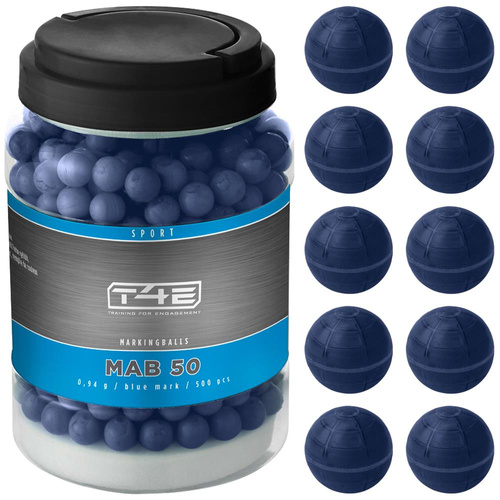 Umarex - Značkovací kuličky T4E Sport MAB Cal. .50 - 500 ks - modrá - 2.4597