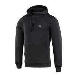 M-Tac - Bavlněná mikina s kapucí Raglan - černá - 20483002
