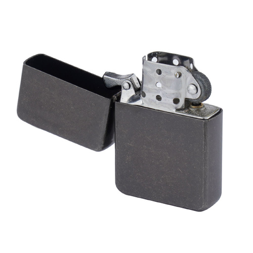 Tasman - Benzínový zapalovač - Antique Silver - Q310009