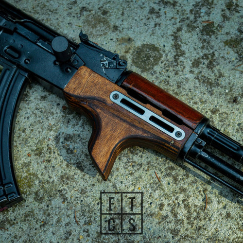 FTCS - Custom AK Mod 7 Handguard - M-LOK - Short Forward Curved - No.2