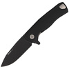 LionSteel - Zavírací nůž s hliníkovou černou / černou čepelí - ROK A BB