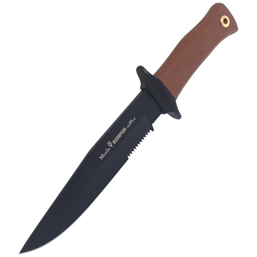 Muela - Taktický nůž s gumovou rukojetí 180 mm - SCORPION-18NM