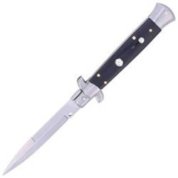 Frank Beltrame - Nůž s pružinou Switch Italian Bayonet Ebony - AISI 420 - černý - FB 23/84B