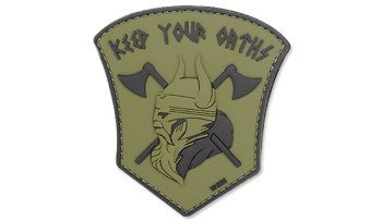 101 Inc. - 3D nášivka - Keep Your Oaths - OD Green
