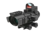 Theta Optics - Puškohled Rhino s mikro červeným bodem - 4x32 - černý - THO-10-011608